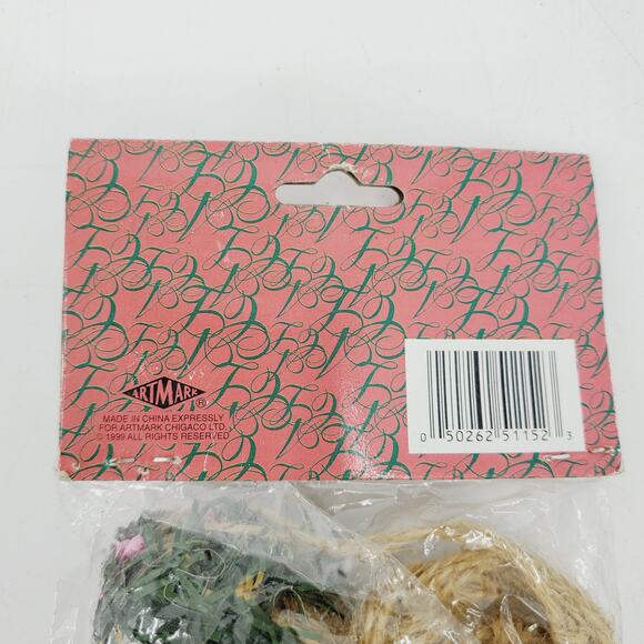 Handmade 9" Sisal & Wood  Ornament Christmas Angel NEW Deadstock Artman - Picture 4 of 5